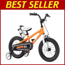 Easy Assembly Kids Bike with Training Wheels, 12-18 Inch