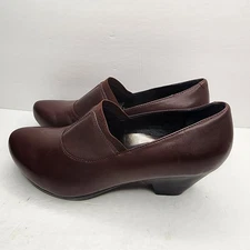 Dansko Womens Size 38 US 7.5-8 Beatrix Brown Leather Pump Comfort Heels Career