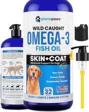 Omega 3 Fish Oil for Dogs - Better than Salmon Oil - Dog Fish Oil Supplement to