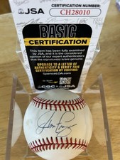 Jim Fregosi Autographed RON Baseball - JSA COA CH28010