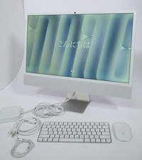 Apple 2024 iMac 24-inch M4 256GB 16GB RAM Silver Good Condition macOS Tahoe
