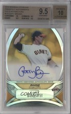 2010 Bowman Sterling Prospects Gold Refractor 42/50 Gary Brown BGS 9.5 Auto 0b5