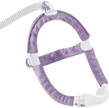 4pcs Satin CPAP Strap Covers - Hair Skin Protection, Universal Fit, Light Purple