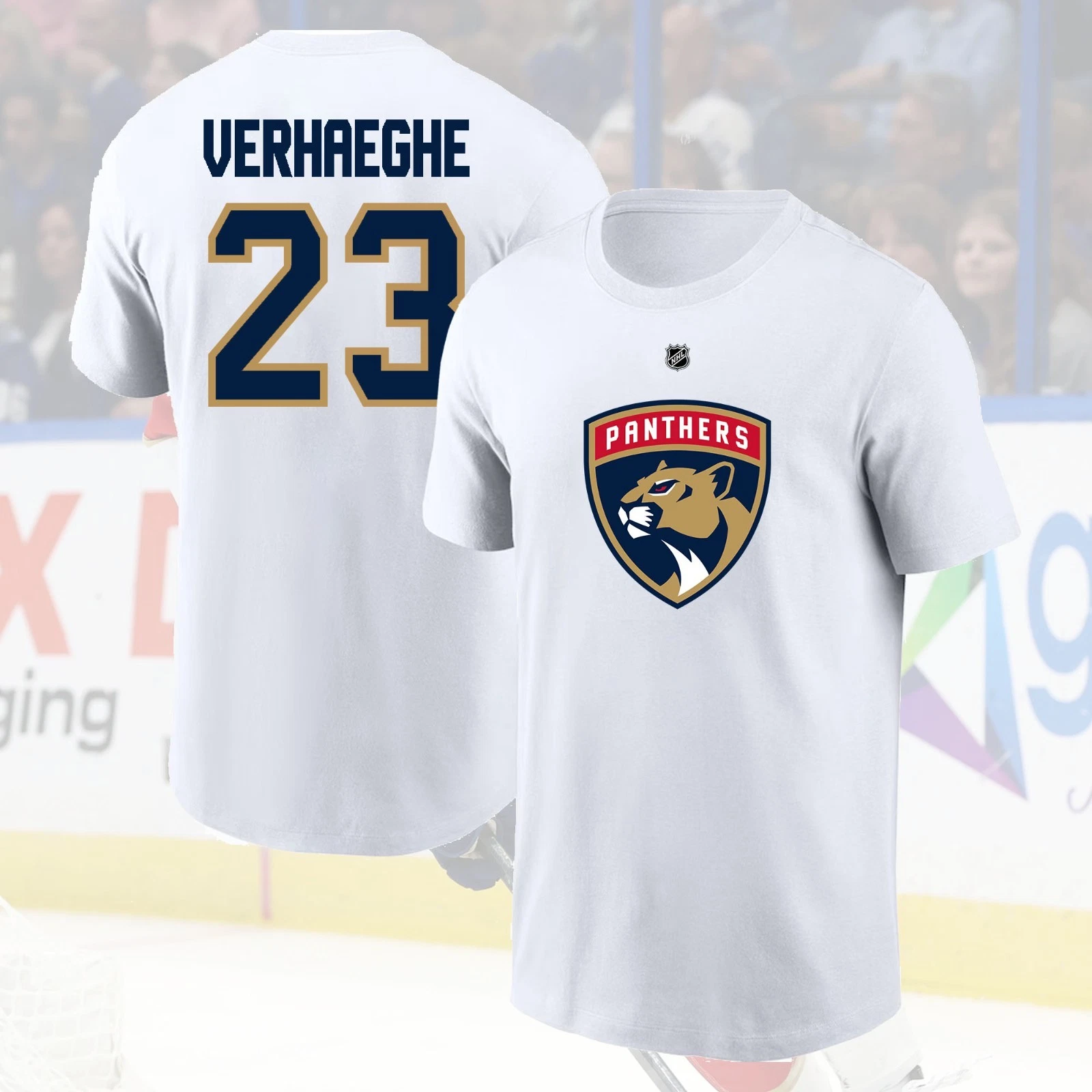 Carter Verhaeghe #23 Florida Panthers 2025 Double Sided T-Shirt Fan Gift