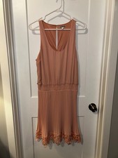 Express pleated pink short dress, size Medium, great for vacations and parties