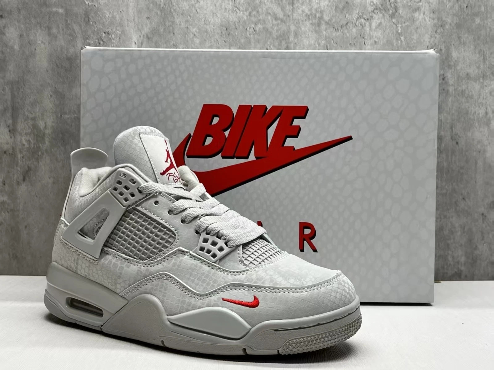 Nigel Sylvester x Jordan 4 Brick by Brick 'Stunning Gray' Men's Size US 7-12