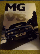 RARE, MG ZT / ZT-T 260 V8 BROCHURE
