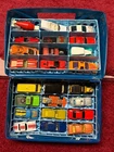 Vintage Hot Wheels 24 Car Collector Case Blue FULL w CARS REDLINE Zylmex Kidco