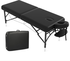 Massage Table 28 Inch Wide, Spa Tattoo Bed, Memory Foam PU Leather Professional