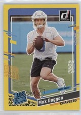 2023 Panini Donruss Rated Rookie Press Proof Yellow Max Duggan #352 5j8