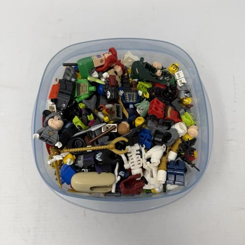 10oz Lot LEGO Minifigure Parts & Accessories, Ninjago, LOTR, CMF, DC, Etc