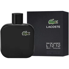 Eau de Lacoste L.12.12 Noir Intense cologne him EDT 3.3 / 3.4 oz New in Box