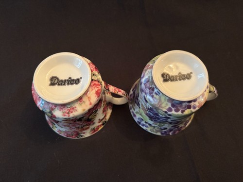 Darice Teetassen Blumen und Beeren 2er Set - Bild 3 von 4