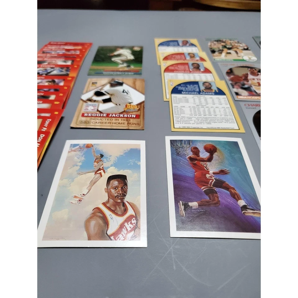 38 Vintage Baseball Basketball Football Trading Cards Lot Assorted Players - Изображение 4 из 4