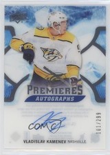 2017-18 Upper Deck Ice Premieres 101/299 Vladislav Kamenev #IPA-VK Auto 2o7