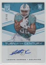 2016 Donruss Elite Turn of the Century 18/49 Leonte Carroo #TCA-LC Auto 0af