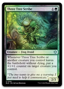 Three Tree Scribe #199 Foil Bloomburrow