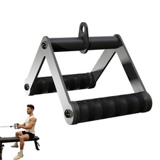 Double D Row Handle Cable Attachments for Gym, Non-Slip V Bar Attachment for ...