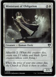 Ministrant of Obligation 43/1455 Foil Commander Masters