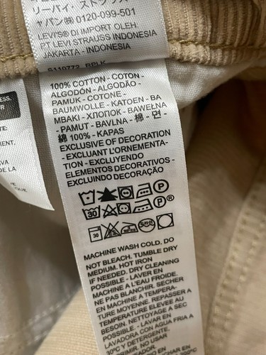 Levi's '94 Baggy Damen 27 Braun Knöchel Cord Baumwolle Hose Grunge Skater Punk - Bild 13 von 14