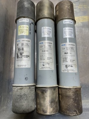 LOT OF 3* Eaton Cutler-Hammer 5HLE-100E Current Limiting High Voltage Fuse