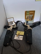 Western Collectibles - Lone Ranger Holster & Comic + 2 Western Die Cast & Badge