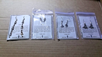 Egyptian Accents Sterling Silver Ankh & Lotus Fine Jewelry