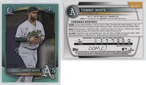2025 Bowman Chrome Prospects Aqua Refractor /125 Tommy White #BCP-251
