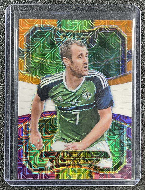 NIALL MCGINN 2017 PANINI SELECT #86 MULTI COLOR PRIZM TERRACE NORTHERN IRELAND