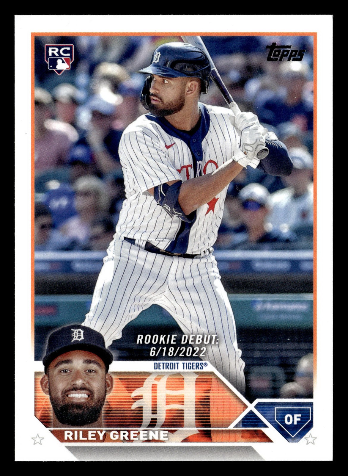 Riley Greene 2023 Topps Update #US298 Detroit Tigers ROOKIE