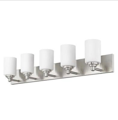 Z-Lite 485-5V-BN Soledad 5 Light 38.75 inch Brushed Nickel Vanity Wall Light