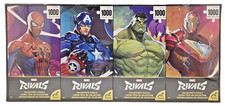 Marvel Rivals Puzzle Set 4-Pack 1000 Pc. Spider-Man Hulk Iron Man Cap. America