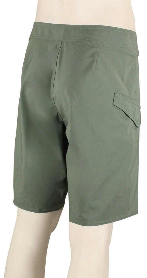 Volcom Lido Solid Mod-Tech 20" Boardshorts - Light Olive - New - Image 2 of 2