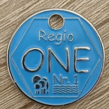 EKW Chip aus Sammlung Metall Einkaufswagenchips EKW Chip