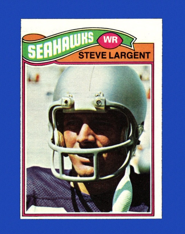 1977 Topps Set-Break #177 Steve Largent RC EX-EXMINT *GMCARDS*