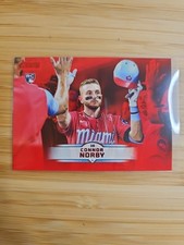 2025 Topps Stadium Club - Connor Norby #149 Red RC Rookie Miami Marlins