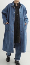 ICHI / ICHI Antiquites Cotton Denim Long Coat...