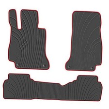 Mercedes-Benz E-Class Floor Mat - Red Edge - Red Edge