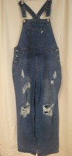 Women's Overalls Coveralls plus Size XXL Distressed Trending Comfortable Stylish