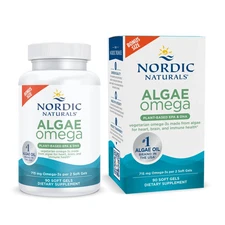 Nordic Naturals Algae Omega - Vegan Omega-3s, 90 Count