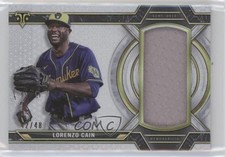 2021 Topps Triple Threads Single Jumbo Relics 42/48 Lorenzo Cain #SJR-LC 0l6z