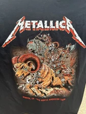 Metallica Denver CO Authentic jun29-25 Official Concert T-Shirt Limited Edition