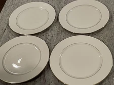 LENOX HAYWORTH IVORY GOLD TRIM 10 3/4" DINNER PLATE Set Of 4