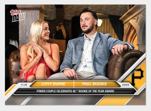 Livvy Dunne/Paul Skenes Power Couple - 2024 MLB Topps NOW Card TN-LDPS