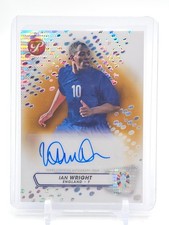 IAN WRIGHT 2023 TOPPS PRISTINE ROAD TO UEFA EURO 2024 GOLD AUTO /50 Q1809