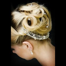 Genuine Freshwater Pearl Bobby Pin Hair Pins Set of 2 White or Pink Pearls