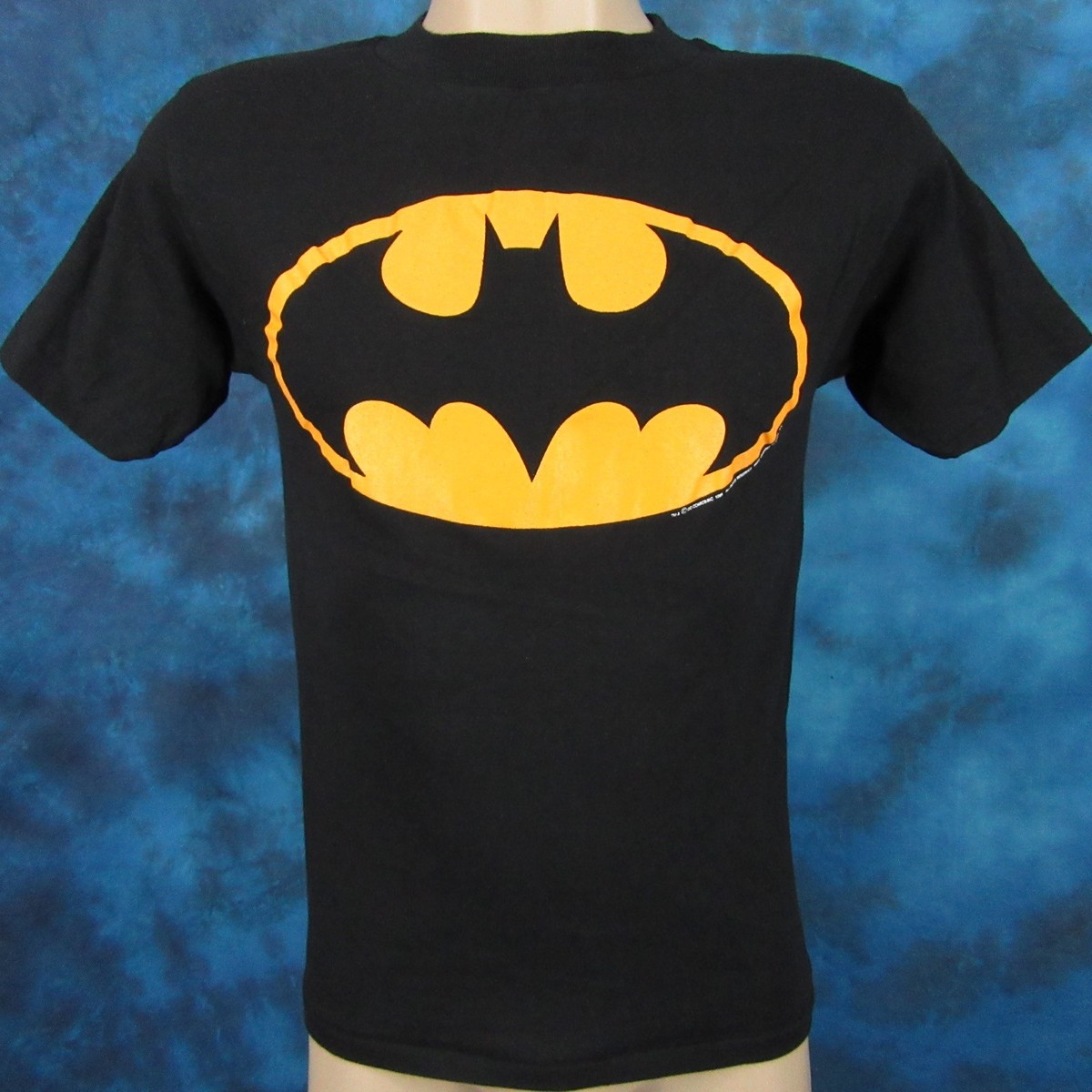 80s BATMAN DC comics スウェット　墨黒　フェード Vintage Batman Sweatshirt Adult Medium Black Long Sleeve 80s