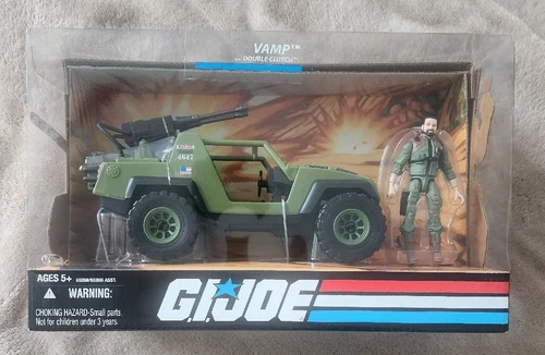 GI JOE 25th ANNIVERSARY VAMP with DOUBLE CLUTCH  - Factory sealed box