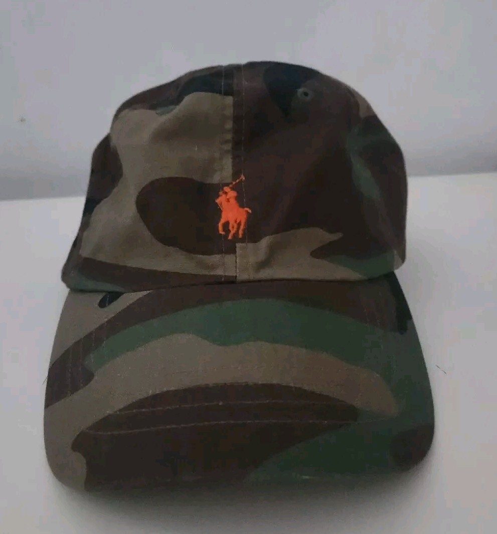RALPH LAUREN Cappello Da Baseball In Tela Camo Surplus Camo Polo Camuffato Pony