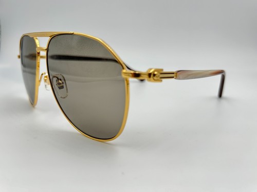 Gucci Pilotensonnenbrille GG1220S 002 goldbraun 59-14-145 - Bild 2 von 5